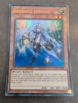 YuGiOh! Aromage Jasmine DUPO-EN082 Ultra Rare 1st Ed - Image 1