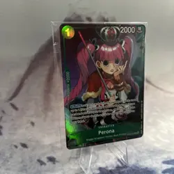 One Piece TCG Perona OP09-034 Illustration Box Vol. 4 Alt Art Promo Holo Sealed - Image 3