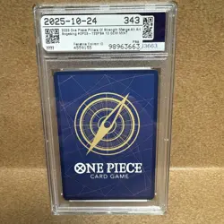 2023 ONE PIECE OP03-PILLARS OF STRENGTH MANGA ALTERNATE ART #122 SOGEKING PSA 10 - Image 2