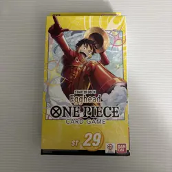One Piece TCG Egghead Starter Deck ST-29 (SEALED) - Bandai - English - Luffy - Image 1