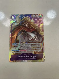 NM Vinsmoke Judge OP06-062 Alt Art SR Wings Of The Captain One Piece TCG CCG - Image 2