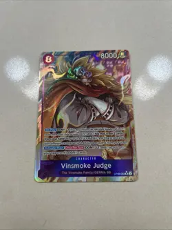 NM Vinsmoke Judge OP06-062 Alt Art SR Wings Of The Captain One Piece TCG CCG - Image 3