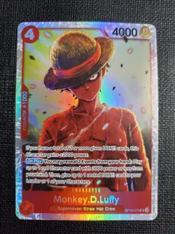 • Monkey D. Luffy • OP12-015 SR Legacy Of The Master Holo Foil One Piece TCG NM - Image 1