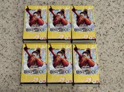 One Piece Tcg Egghead Starter Decks [ST29] English Version Lot Of 6 New & Sealed - Image 1