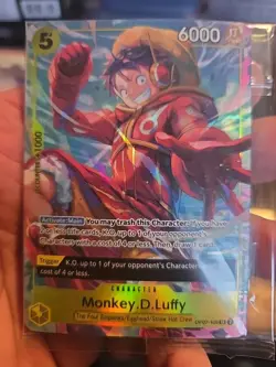 Monkey.D.Luffy OP07-109 Full Art - One Piece Illustration Box Vol. 3 Foil Promo - Image 1