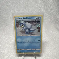 Pokemon Alolan Sandshrew Holo 4/12 TCG Card English 2019 - Image 1
