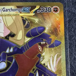 Pokemon Card TCG Cynthia's Garchomp EX 241/182 Destined Rivals Hyper Rare NM - Image 3