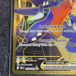 Pokemon Card TCG Cynthia's Garchomp EX 241/182 Destined Rivals Hyper Rare NM - Image 4