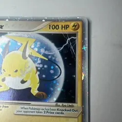 Pokemon TCG Raichu EX Sandstorm Card 98/100 Ultra Rare Holo MP 2003 - Image 3
