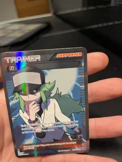 Pokemon Card N (Supporter) (Full Art) Ultra Rare Noble Victories 101/101 NM - Image 5