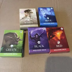 MTG Magic The Gathering 2024 Welcome Deck Cards All 5 Colors NEW - Image 1