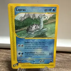 Pokemon Card TCG Lapras Skyridge Common Non-Holo 71/144 - RAW, NM - Image 1