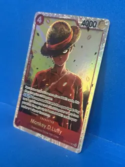 Monkey D. Luffy OP12-015 SR Legacy of the Master ONE PIECE Card Game ENGLISH - Image 2