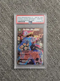 2022 Dragon Ball Super Card Game Son Goku Ultra Mastery SPR PSA 10 - Image 1