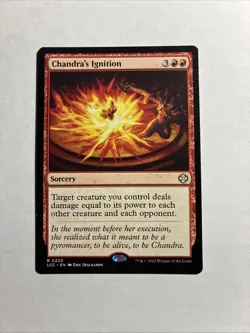 Chandra's Ignition - Commander: The Lost Caverns of Ixalan MTG Plus Bonus Card!! - Image 1