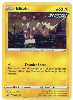 Blitzle SWSH173 SWSH: Sword & Shield Promo Cards Holo - Image 1