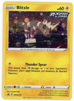 Blitzle SWSH173 SWSH: Sword & Shield Promo Cards Holo - Image 3