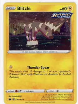 Blitzle SWSH173 SWSH: Sword & Shield Promo Cards Holo - Image 4