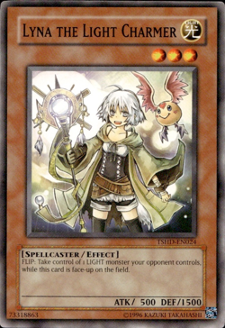 Lyna The Light Charmer TSHD-EN024 Common YuGiOh TCG Card - Image 1