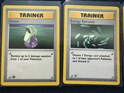 Pokemon 1999 1st Edition 16 Card Lot - Energy Removal Has Gray Stamp - Image 3