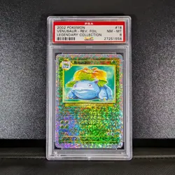 Venusaur - 18/110 - Legendary Collection - Reverse Holo - PSA 8 - Pokemon Card - Image 1
