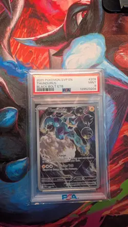 Thundurus 209 Sv: Scarlet & Violet Promo Cards Holo PSA 9 - Image 1