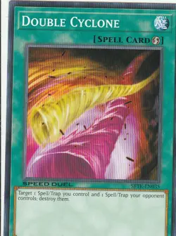 YUGIOH CARD 1 X DOUBLE CYCLONE SBTK-EN035 1ST EDITION - Image 1