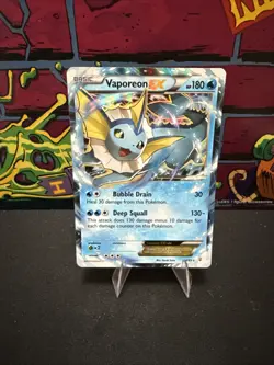 Pokemon TCG Vaporeon EX Holo Rare Card 24/83 Generations LP - Image 1