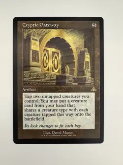 Cryptic Gateway Retro Frame MTG Magic the Gathering Card NM Near Mint DMR - Image 1