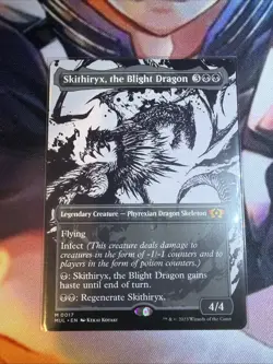 MTG Magic the Gathering Mul Multiverse Legends #17 Skithiryx the Blight Dragon - Image 1