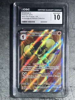 Pokemon TCG Armarouge EX SVP 125 Black Star Promo Card (2024) Holo - Image 1