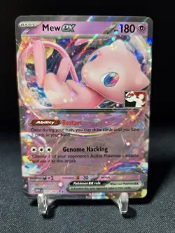 Mew Ex Double Rare Prize Pack Series Card Stamped 151/165 - Image 1