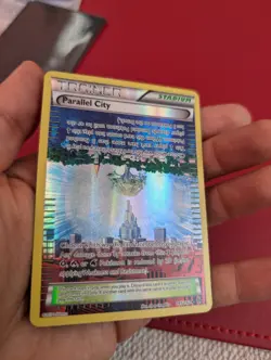 Parallel City 145/162 Breakthrough Reverse Holo Pokemon Card Excellent Condition - Image 3