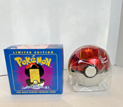 Pokemon Burger King 23k Gold Plated Trading Card Jigglypuff Sealed In Blue Box - Image 1