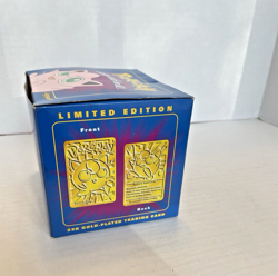 Pokemon Burger King 23k Gold Plated Trading Card Jigglypuff Sealed In Blue Box - Image 4