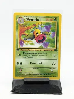 Weepinbell 48/64 Jungle 1st Edition Non-Holo Pokemon Card - Image 1