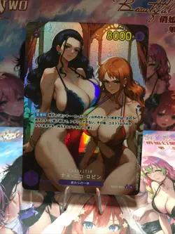 Waifu Cards Boa Nami Nico Robin Yamato One Piece Anime Card Goddess Story CCG - Image 1
