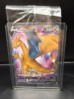 Pokemon Card Charizard V SWSH050 Black Star Promo Champions Path Sealed C - Image 1