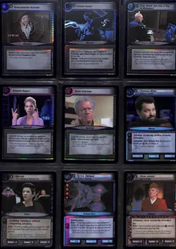 Star Trek CCG Adversaries 20 Card FOIL Insert Set - Image 2