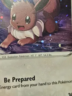 Eevee Swirl SWSH127 Holo Promo Card Sword & Shield - Image 1