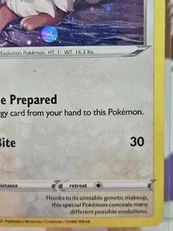 Eevee Swirl SWSH127 Holo Promo Card Sword & Shield - Image 4
