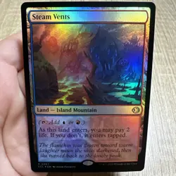 NM Foil Steam Vents, MTG, Lorwyn Eclipsed, Magic the Gathering, 267 - Image 1
