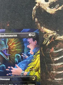 Spitting Dilophosaurus - MTG Universes Beyond Jurassic World Collection, NM/LP - Image 3