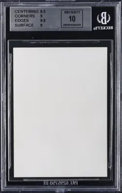 1993 MAGIC: THE GATHERING AP BETA AUTOGRAPHED BLACK KNIGHT BGS 9 AUTO 10 - Image 2