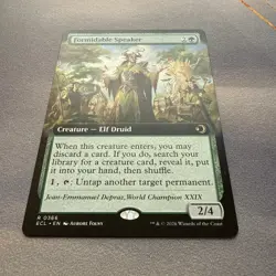 Formidable Speaker MINT 366 Extended Art Lorwyn Eclipsed ECL MTG Rare Unplayed - Image 2