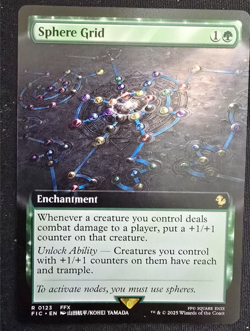 Sphere Grid (Borderless) Commander: Final Fantasy FIC Magic the Gathering 0123 - Image 1