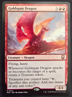 Goldspan Dragon Commander: Modern Horizons 3 Regular Magic the Gathering NM/NM+ - Image 1
