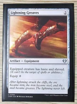 Lightning Greaves Commander Masters Regular - Image 1