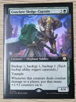 Conclave Sledge-Captain (Extended Art) Commander: March of the Machine Regular - Image 1