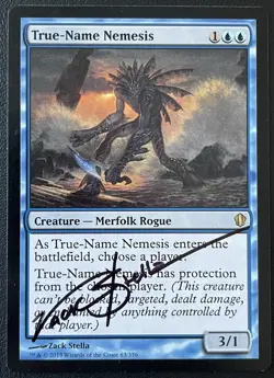 ARTIST SIGNED TRUE-NAME NEMESIS - MTG Magic the Gathering - Image 1